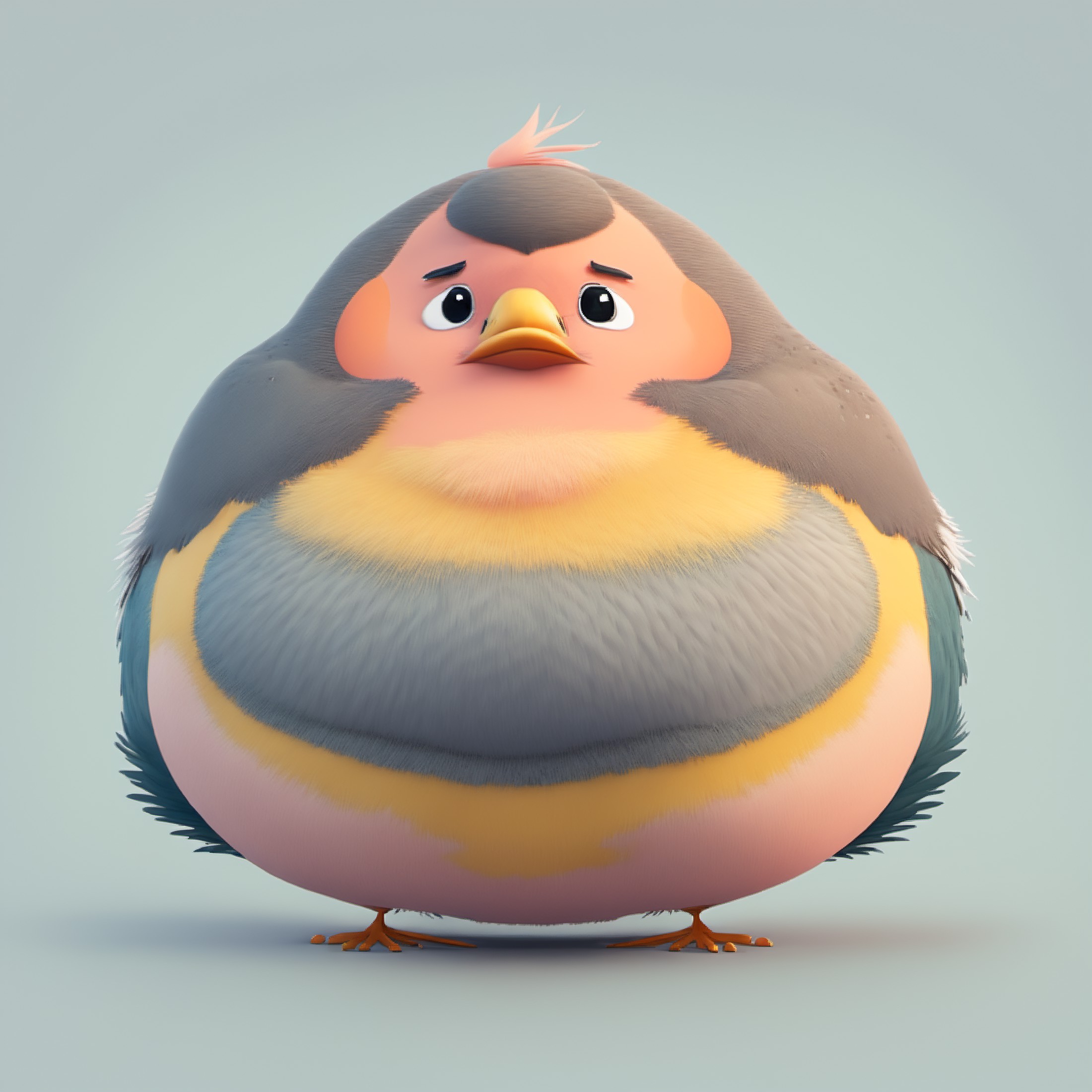 <lora:[XL]fat:1>1 fat bird